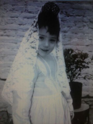 In this picture I am wore the Old Lady for a act in the school