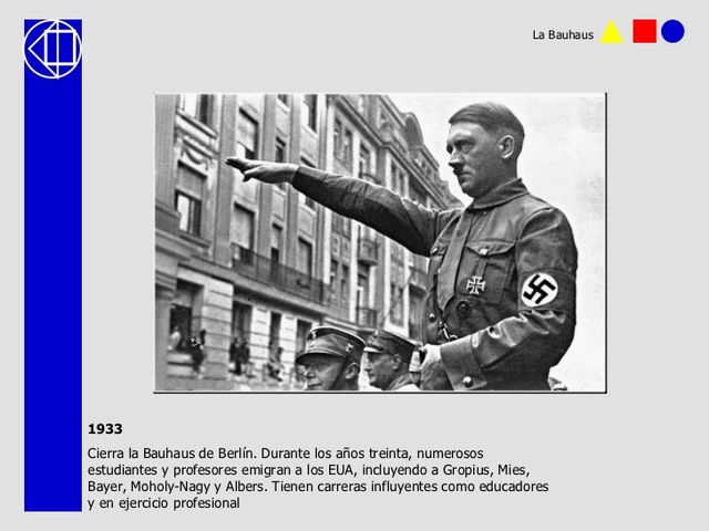 Cierran la Escuela Bauhaus.