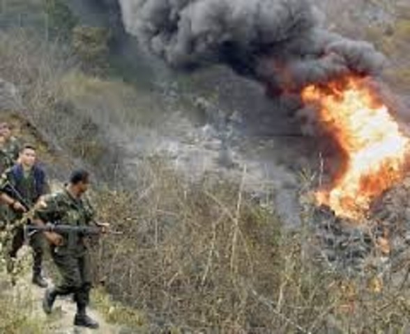 Ataque Campamento Ecopetrol – 5 Muertos  – Año 2012