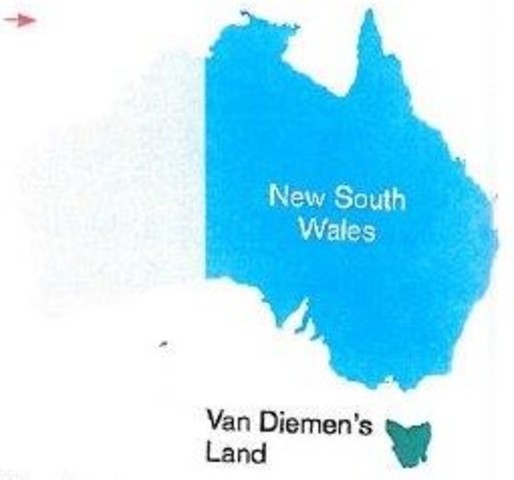 New South Wales and Van Diemen's Land
