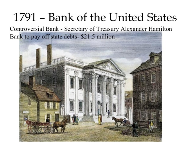 1791 Bank of the US