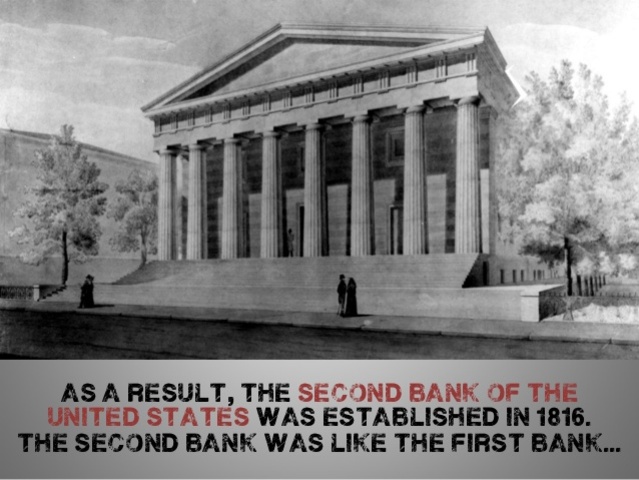 1816 the Second Bank of America
