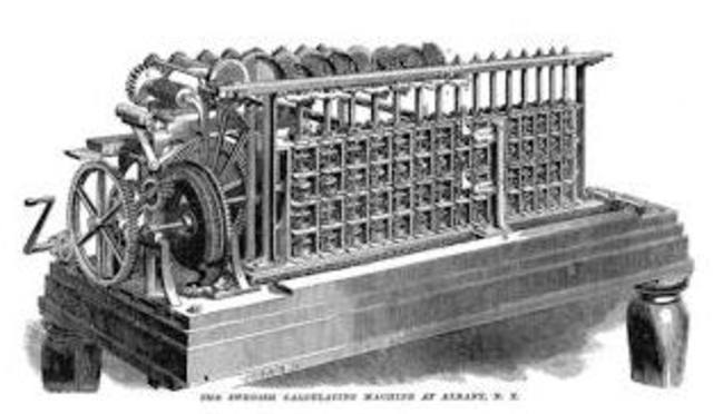 Máquina diferencial del observatorio de Dudley de Albany en New York