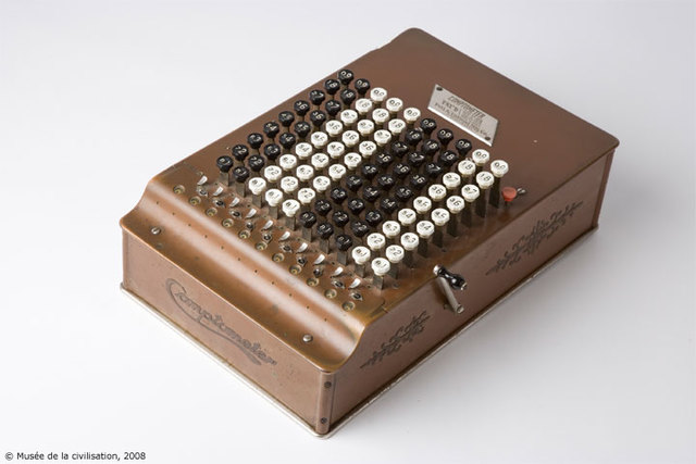 Dor Eugene Felt - crea el Comptómetro o calculadora con impresora