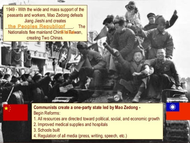 Communist defeated nationalist