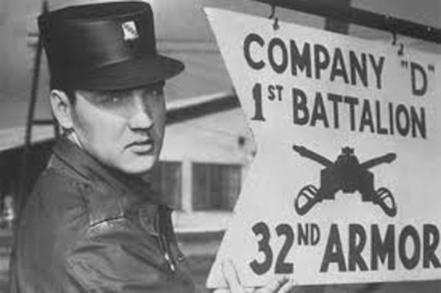 ELvis Presley in the US army