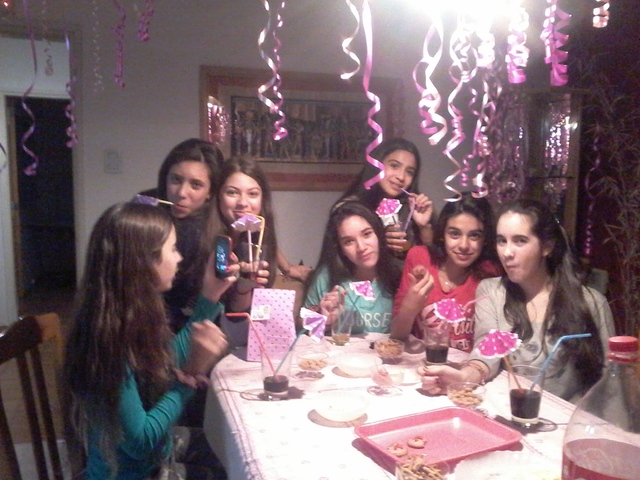 i met with my friends in the birthday of Ana