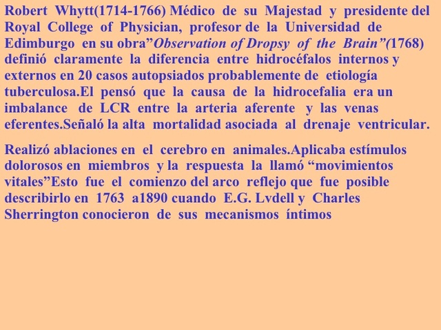 ROBERT WHITT(1750 volvió a descubrir el principio de estimulo de Descartes)
