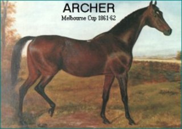 First Melbourne Cup - winning horse was called Archer
