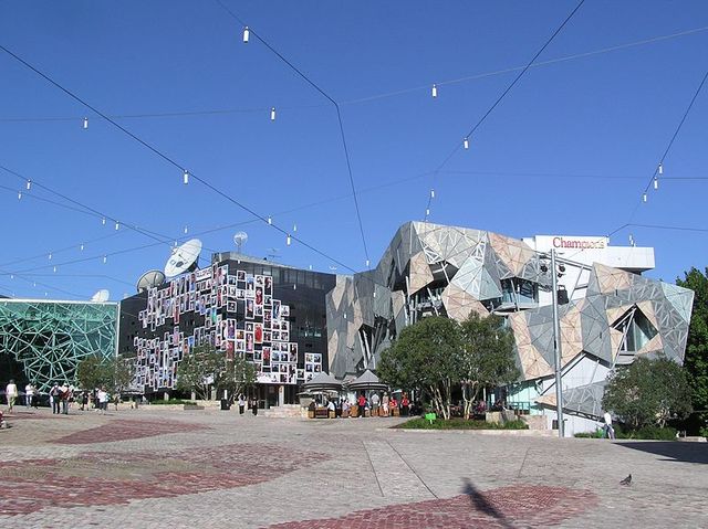 Federation Square was built in 2002