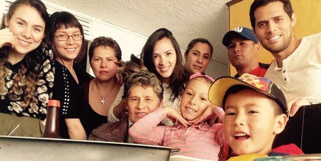 Dia de la madre con toda la familia.