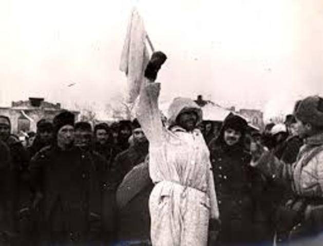 Germans Surrender at Stalingrad