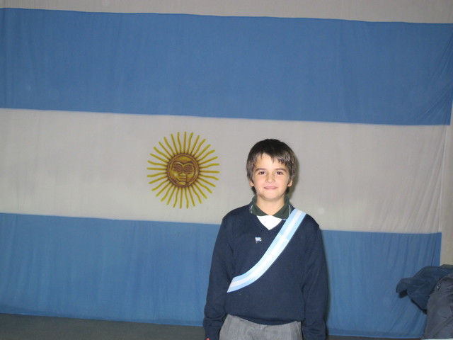 I swore loyalty to my flag.It was an important day.