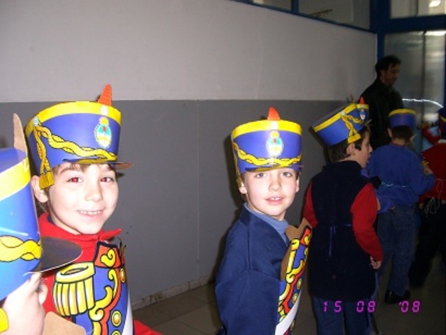 I was wearing a costume on San Martin day.