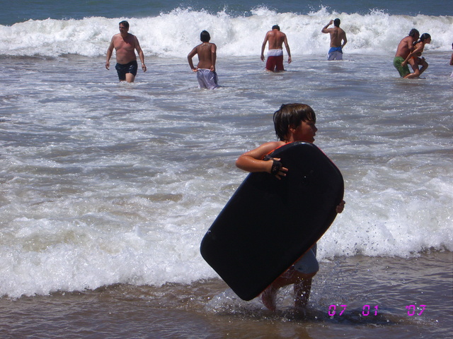 I was on my holidays in Miramar.