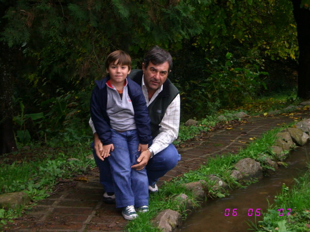 In this picture i am with my grandfather.