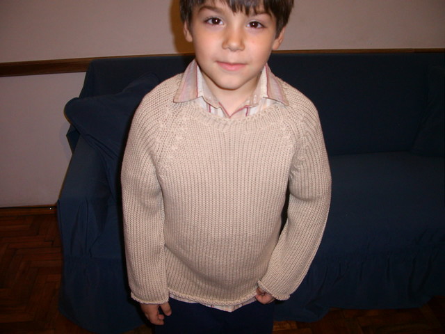 I was dressed for my first wedding.