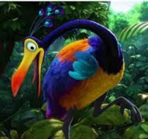 •	Carl goes into Charles Muntz dirigible and Charles Munz’s sees Kevin and tracks her down