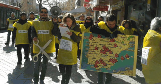 La #mareamarilla llega al Zaidín