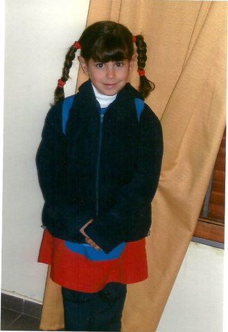 That was my first day in the school.