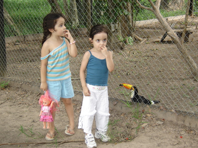 My cousin and i went to the zoo.