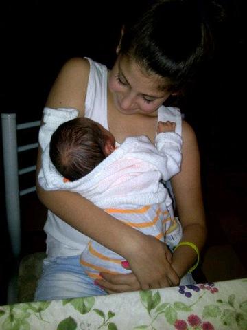 He is Benjamin. He was born in 2012, he only sleapt.