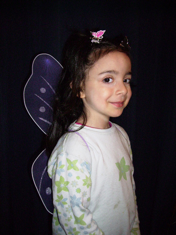 I dressed fairy for Halloween.