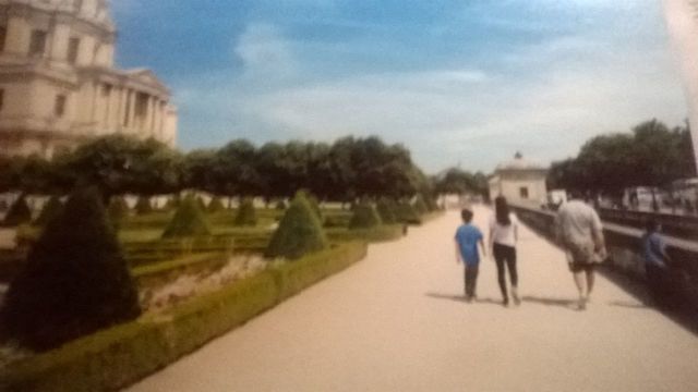 I visited Paris, France with my family