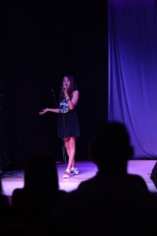 I sang with my academy in the theater Graciela Carena.