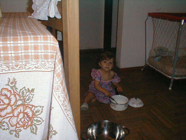 The first time that I ate potatoes.