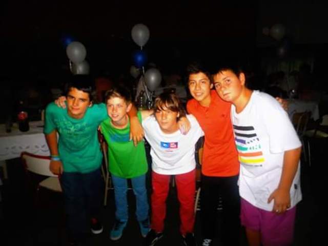 I went to the party of 6 grade in primary