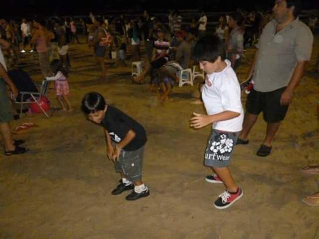 I danced on the beach in Brasil