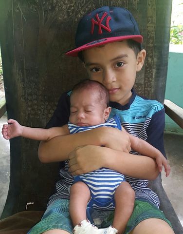 con mi primito gabriel..