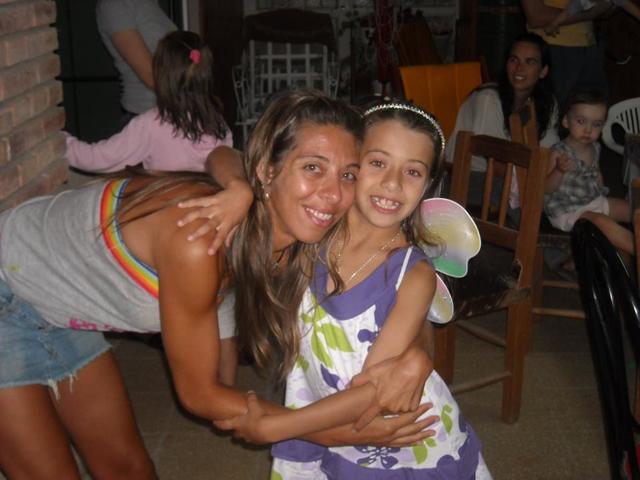 It's when we celebrate my birthday with my mom.