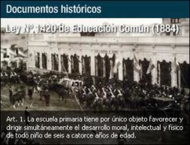 Ley de Educación Común n° 1420