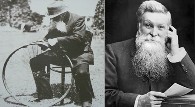 Primer neumático inflable para bicicletas