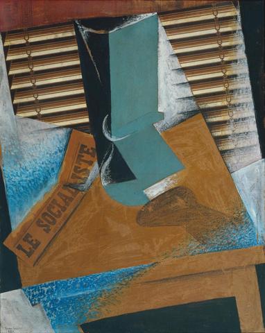 The sundblind.1914. Juan Gris. Synthetic Cubism.