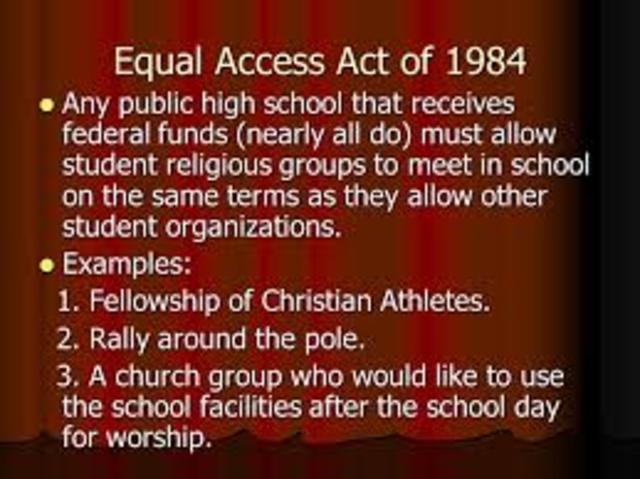 Federal Equal Access Act