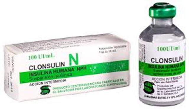 Se comercializó insulina humana