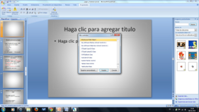 Trabajos en porwer point