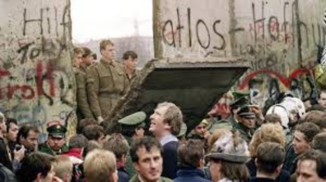 Berlin Wall falls