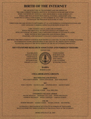 birth of the internet