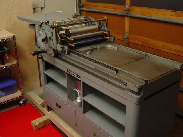 The Day I got my Vandercook Proof Press
