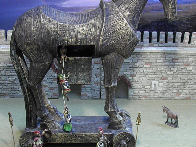 The Greeks Came Out of the Horse at Night