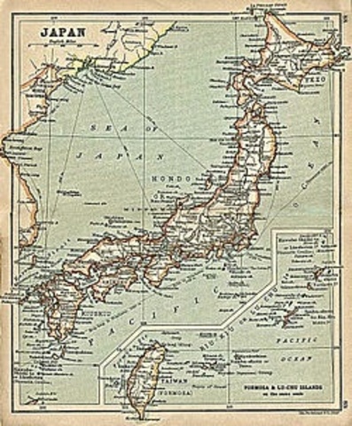 Japan take control of Formosa