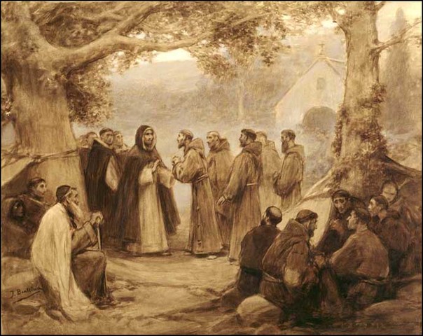 Segundo acontecimiento: Las ordenes mendicantes.