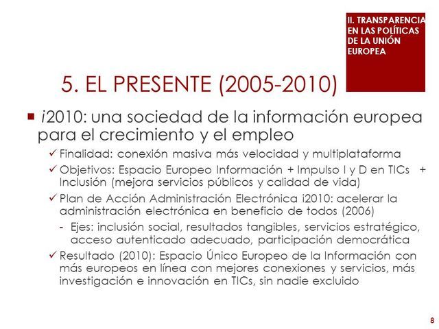 "2010, una sociedad de la información europea para el crecimiento y el empleo"