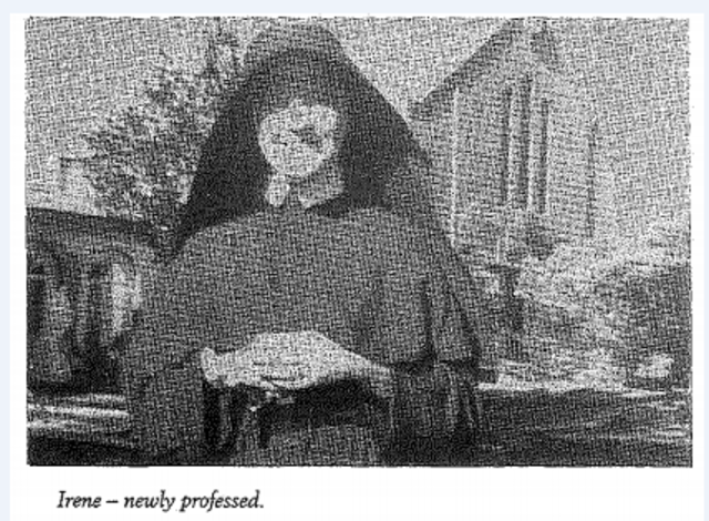 Irene received vows as a novice.