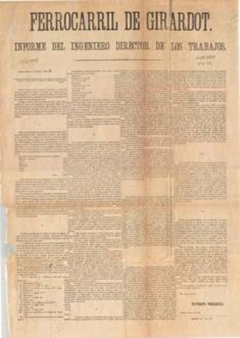 Ferrocarril de Girardot : Informe del ingeniero director de los trabajos.