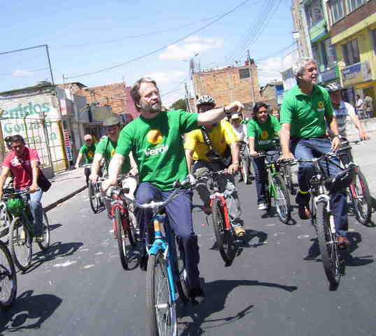 candidato precidencial por el partido verde (fue segundo)